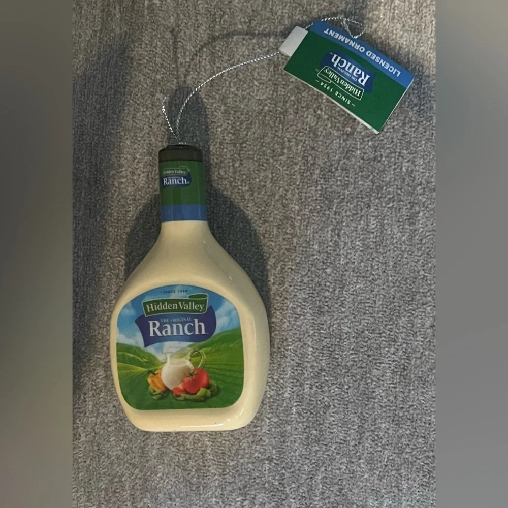 NEW Hidden Valley Ranch Dressing Bottle Ornament